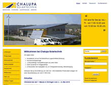 Tablet Screenshot of chalupa-solartechnik.de